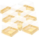 Clear Cake Container Baby Baptism Favor Boxes cheese Birthday Party Favor Boxes Mini Cupcake Boxes