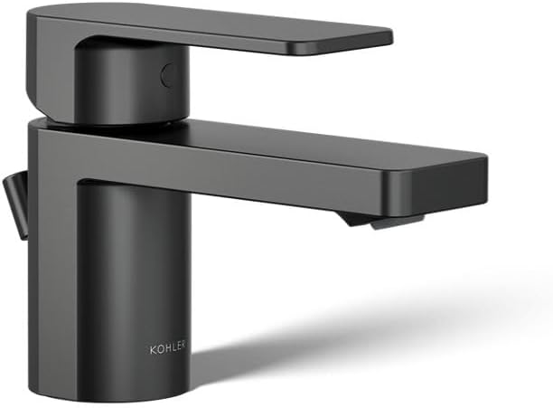 Kohler 24804-4K-BL Parallel Low Single-Handle 1.0 GPM Bathroom Sink Faucet, Matte Black