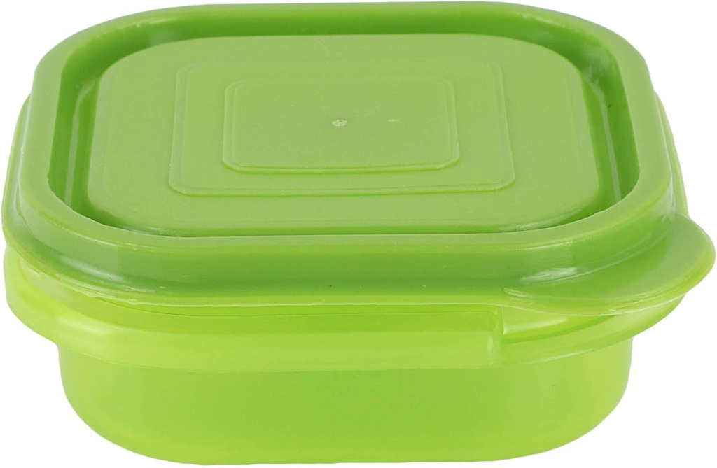 COMPAC HOME Square Bowl Container - 7oz - Light Green - Food Storage, Portion Control, Dishwasher Safe, Microwave Safe