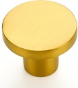 10 Pack Cabinet Knobs Dresser Knobs - 1.18 Inch Drawer Hardware Gold Kitchen Cabinet Pulls for Closet Door Hardware Drawer Pulls