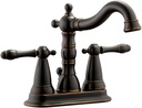Design House 523282 Oakmont Traditional Centerset Deck Mount 2-Handle Bathroom Faucet Oil Rubbed Bronze