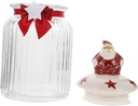 1pc Airtight Storage Jar for Food Christmas Cookie Candy Canister Sealed Container for Tea Beans Dried Fruits and Grains Versatile Kitchen Storage