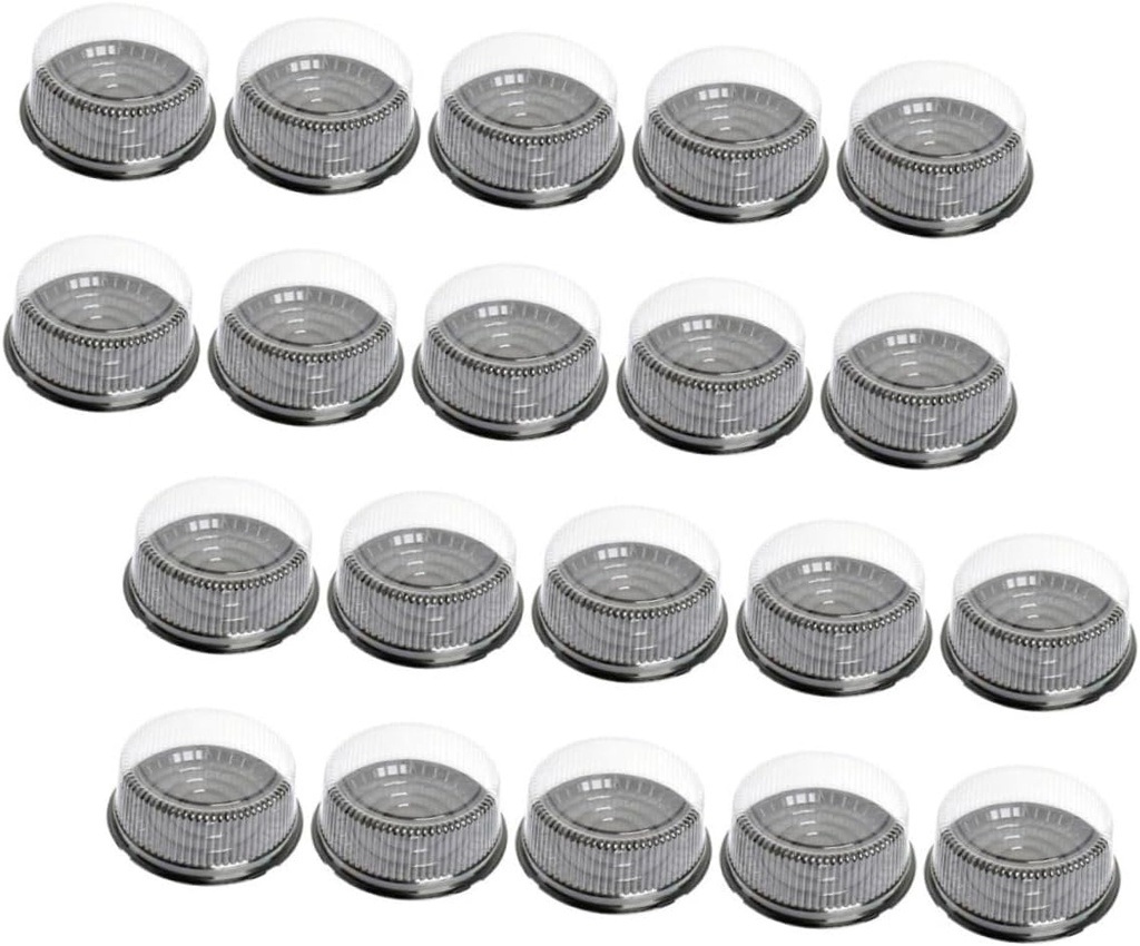 Cabilock Bakery Boxes Lids Portable Cake Box Handle Cake Carriers for Transport Round Cake Holder