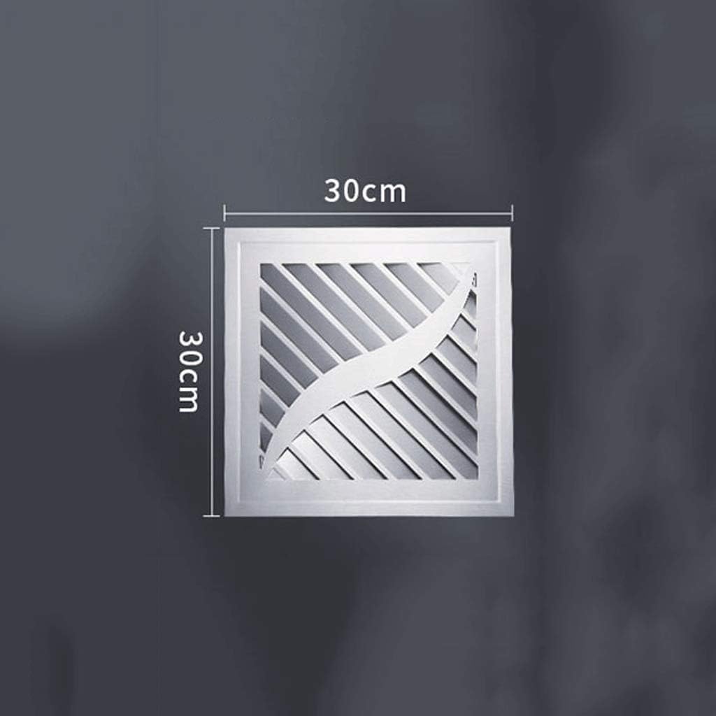 Exhaust Fan, Ventilation Fan for Bathroom, Kitchen, or Wall-Mount - Efficient White Square Ceiling Ventilator