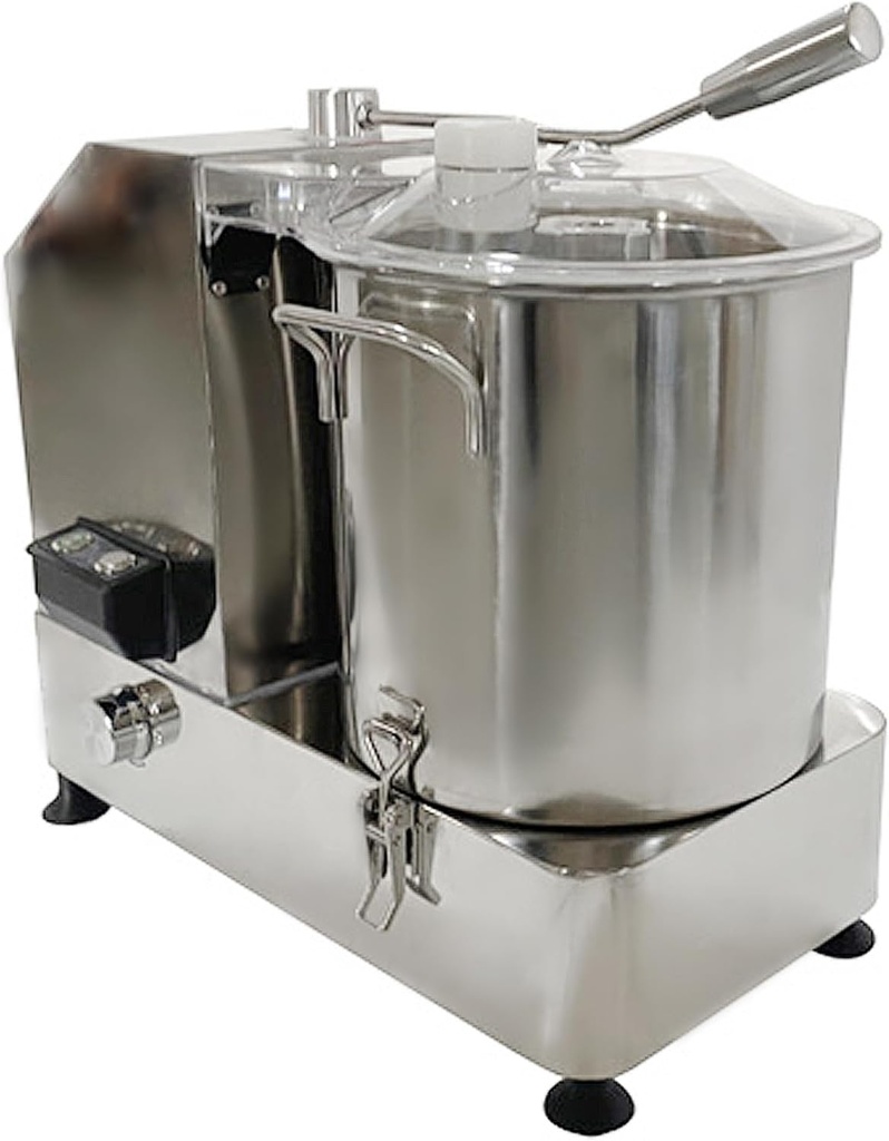 Food Processor Electric Meat Grinder Commercial Stainless Steel Vegetable Cutter 12L Meat Slicer Food Blender Chopper for Vegetable Fruits Grains 110V