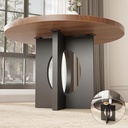 Heavy Duty Dining Table Base, 30 Inch Metal Table Leg, Modern Reinforced Steel Office Table Base, Glass, Wood and Marble Table Tops are All Adaptable