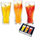 Toyo Sasaki Glass G071-T277 Beer Glass, Father's Day, Beer Glass Set, Dry, Aroma, Koku, 14.1 fl oz (410 ml), 13.4 fl oz (390 ml), 12.2 fl oz (360
