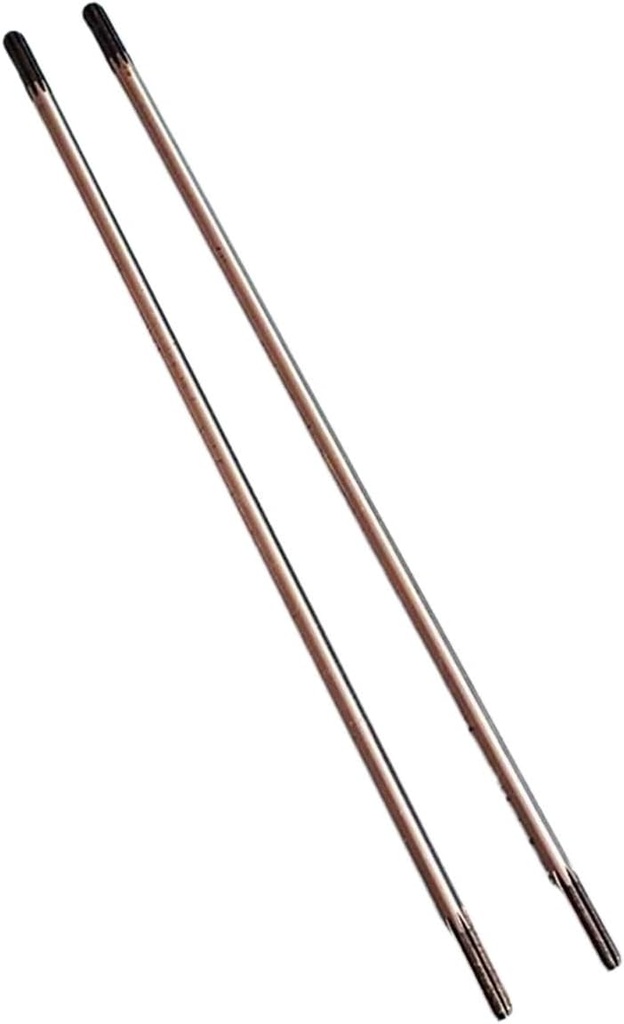 Lawn Mower Replacement Parts 9 Teeth 8mm Drive Shaft Fit for 26mm Tube, Mower, Manual Excavator, Length 330mm(2 x Drive Shaft)