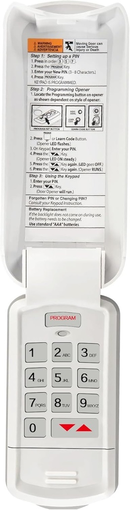 1Pack GK-R Genie Garage Door Opener Keypad, Compatible with All Genie Intellicode Garage Door Opener, 3-Year-Warranty