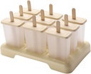 Ice Cream Tray Ice Molds for Cream Easy to Use and Clean Reusable Plastic Popsicle Makers