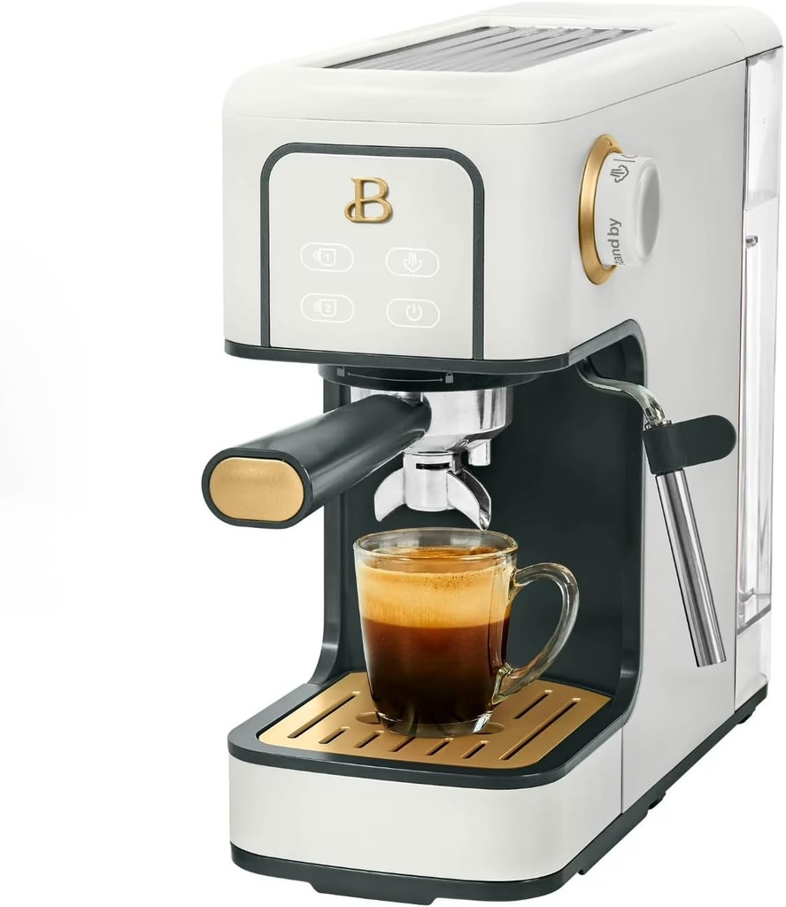 Beautiful Slim Espresso Machine with 20-Bar Pressure – Compact Countertop Design, 1.5L Water Tank, Easy Clean System – Ideal for Cappuccinos, Lattes, Thanksgiving & Holiday Celebrations