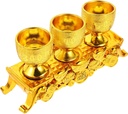 Cabilock 1Set Buddhist Worship Cup Classic Offering Cup Decorative Goblet for Temple Use Vintage Design Offering Supplies for Water Tea and Rice Offerings