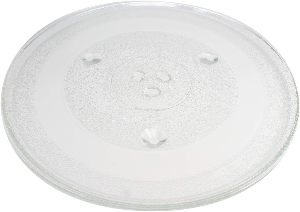 P34 Microwave Glass Turntable Plate Replacement for Hamilton Beach HBP100N30ALS3 - Compatible with P34 12 3/8 Inch Glass Tray