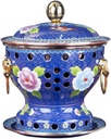 Enamel Pot Old Beijing Hot Pot Single Person Hotpot Family Gathering Copper with Saucer Use Warming Pot Copper Hot Pot,G