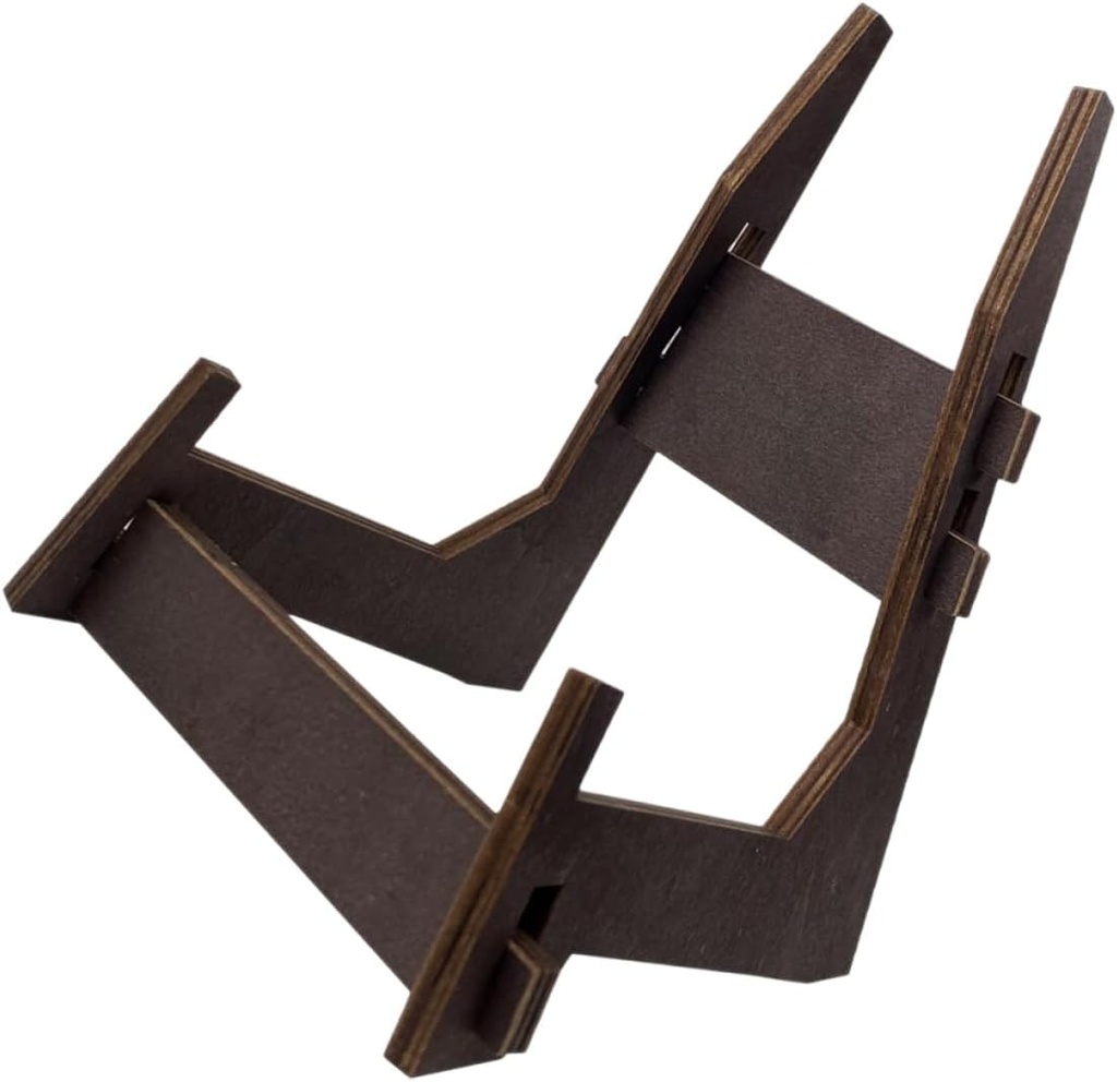 Elegant Wood Picture Frame Stand Multi-use Book Display Recipe Holder for Kitchen