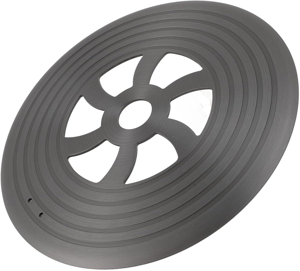 ALUMINUM ALLOY HEAT CONDUCTION PLATE KITCHEN COOKING STOVE 9.8 INCH BLACK