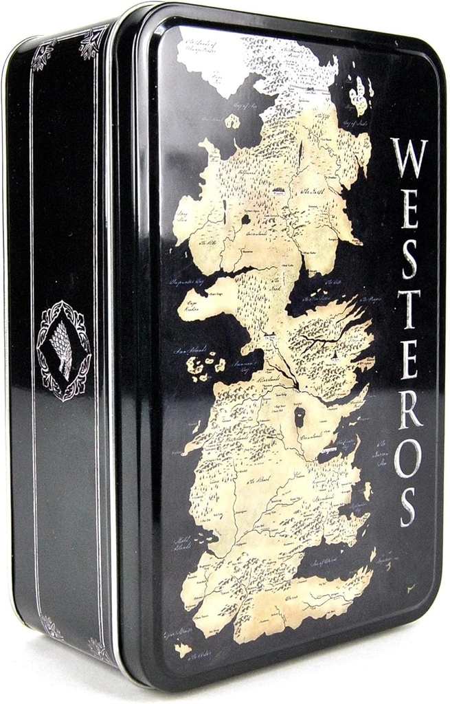 Game of Thrones - Canisters & Money Boxes Tin Lunch Box - Westeros Map