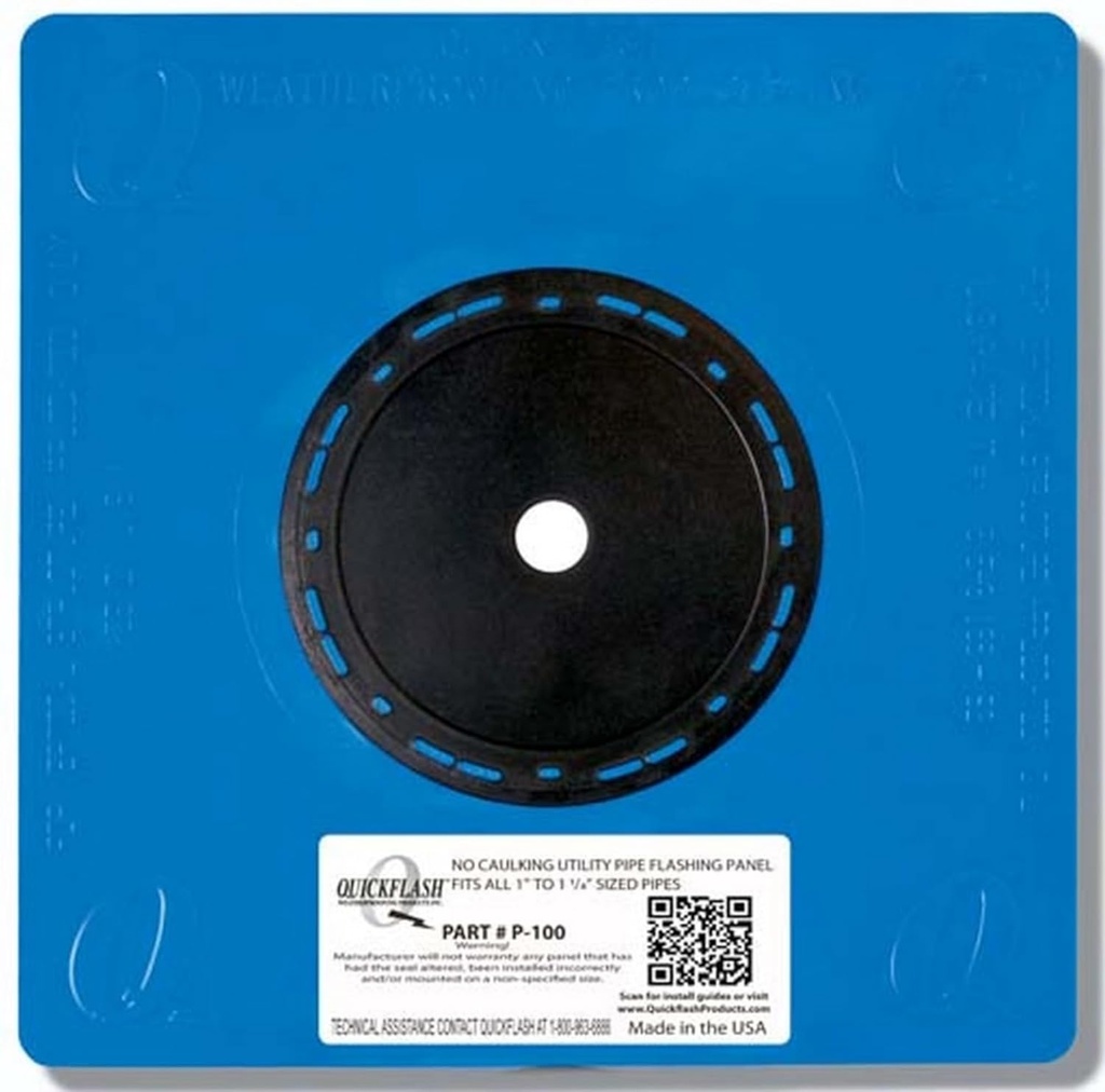 Quickflash Plumbing Flashing Panel P-100