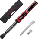 3/8-inch Digital Torque Wrench(1.5-99.6Ft.Lb/2-135Nm) ±1% Accuracy Digital Torque Wrench with Vibration, Buzzer,LED Notification and Five Units of Measure, for Motorcycle, Auto Repair