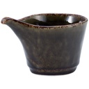 Yamashita Craft 14079740 Cooling Sake Cup, White, 5.4 x 3.6 x 3.3 inches (13.7 x 9.1 x 8.5 cm), 12.8 fl oz (320 cc), Takumi Oribe Single Mouth Cold Sake