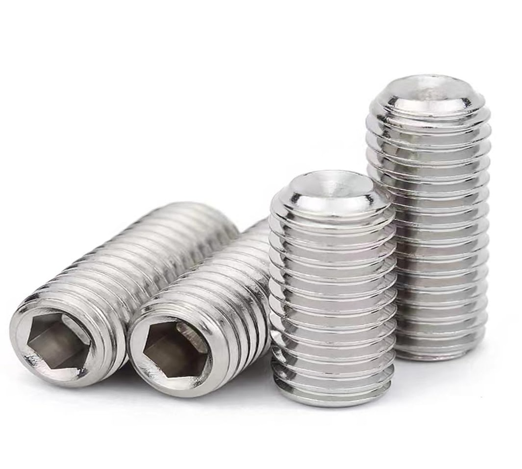 3 Pcs M14-2x20mm Hex Socket Head Cup Point Set Screws, Allen Head Grub Screw, Internal Hex Drive Headless Set Screw, 304 Stainless Steel,for Bathroom Fixtures, Door Knobs, Faucets, Plumbing