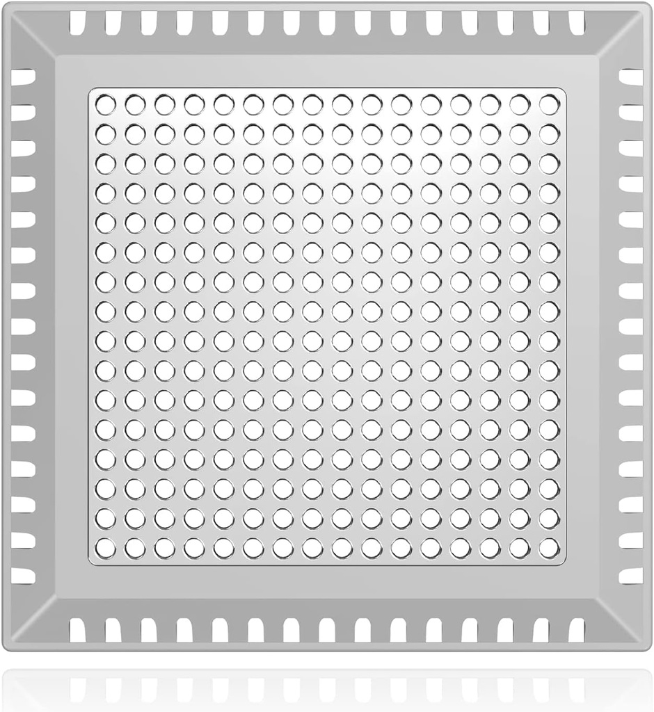 Shower Drain Cover - Quality Hair Catcher, Square Design - No Rust!
