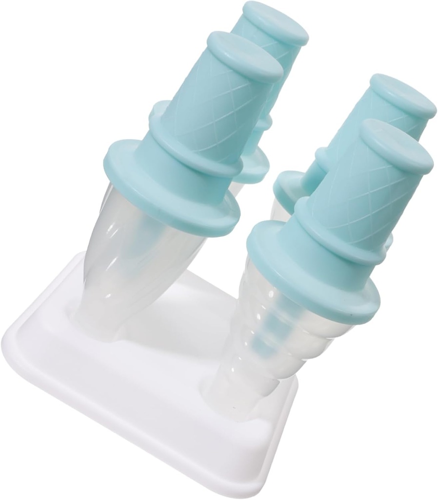 DIY Popsicle Molds Ice Lolly Maker Treats Tool for Home Office Reusable Ice Stick Mold in Mint Green and Store and