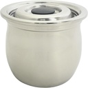 All Stainless Steel Airtight Food Storage Container with Lid – 34oz (1L) Small Canister for Ground Coffee, Tea, Sugar, Beans, Dry Food – Reusable, Compact, BPA-Free Kitchen Pantry Jar – Made in Korea