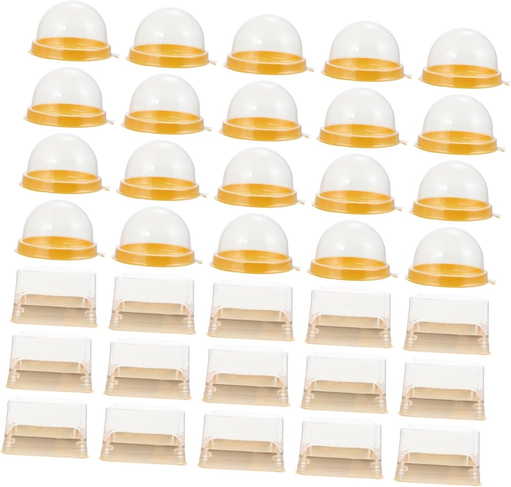 Moon Cake Packing Box 100pcs Mini Cupcake Boxes Protective Cover for Food Storage