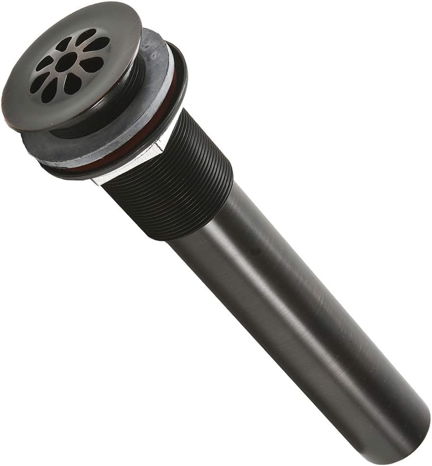 Premier Copper Products D-207ORB 1.5-Inch Non-Overflow Grid Bathroom Sink Drain, Oil Rubbed Bronze