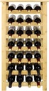 JSLJJBD Wine Racks Free Standing Floor,Wine Rack,Wine Cabinet,7-Layer Storage Rack Design Can Hold 28 Bottles of Red Wine and Can Be Used for Wine Cellars, Restaurants, Kitchen Storage, Etc.
