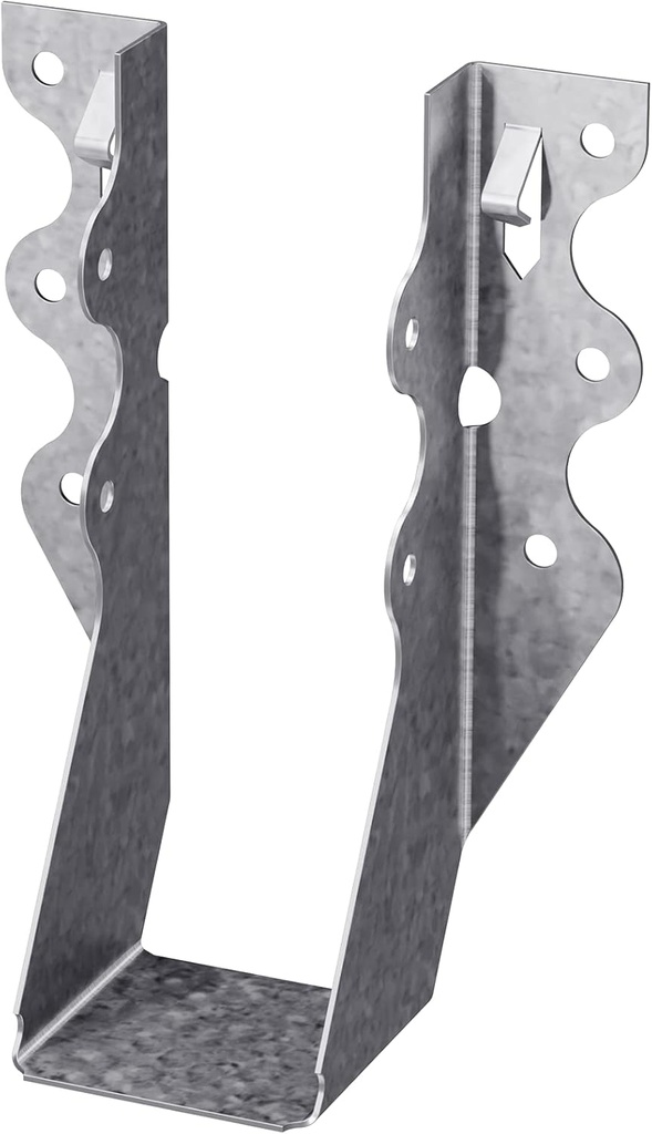 Simpson Strong-Tie LU26 Light Face-Mount Joist Hanger - Wood Construction Connectors, 20 Gauge Galvanized Steel Brackets, Hurricane Rafter Ties, 2x6