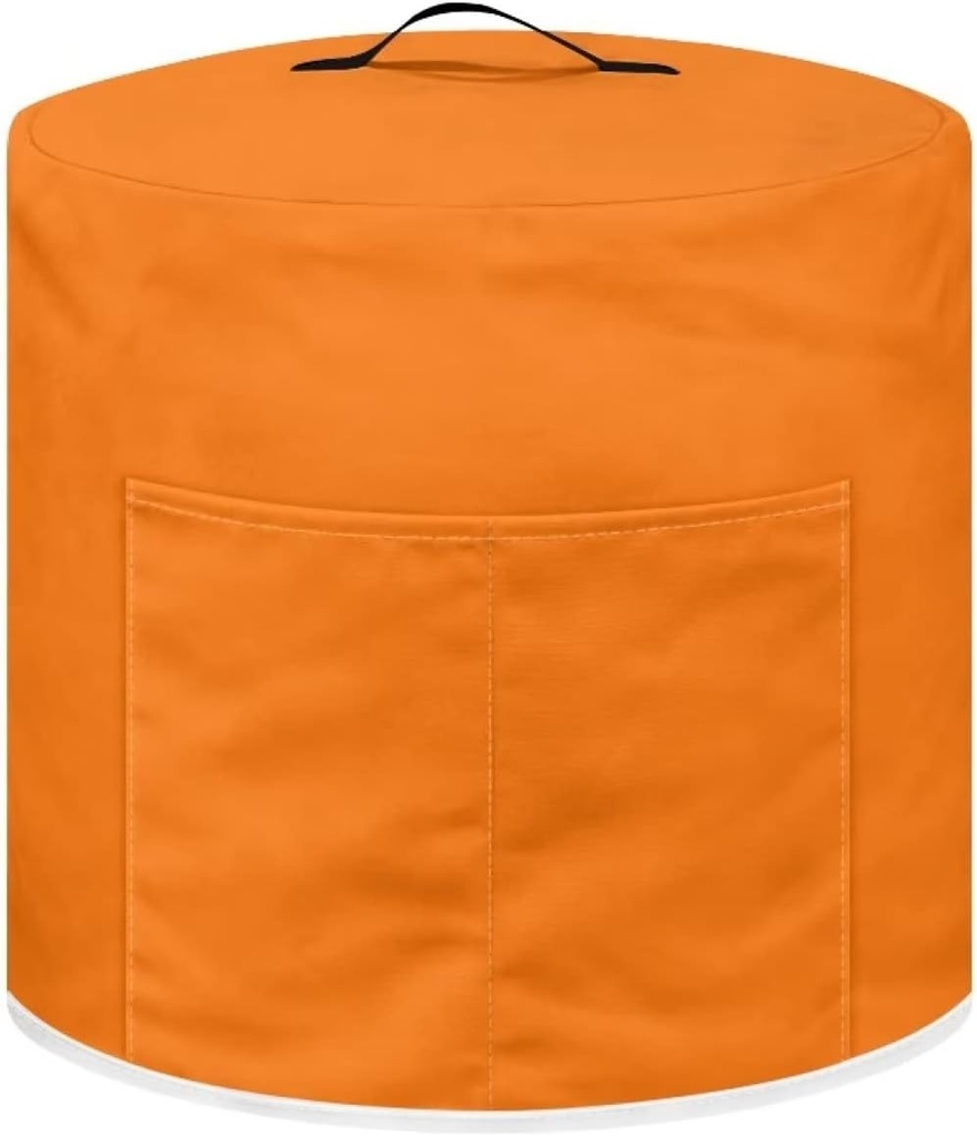 Orange Kitchen Appliance Cover Dust Cover for 3 Quart,Electric Pressure Cooker Rice cooker,Air Fryer and Crock Pot, Machine Washable
