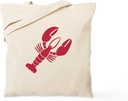 CafePress Lobster Tote Bag Natural Canvas Tote Bag, Reusable Shopping Bag