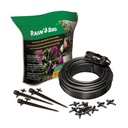 Rain Bird POTTEDKIT Drip Irrigation Container/Potted Plant Watering Kit, Connects to Faucet/Garden Hose, 1/4" Drip Tubing, 360° Micro Bubblers, T-Fittings and Pressure Regulator