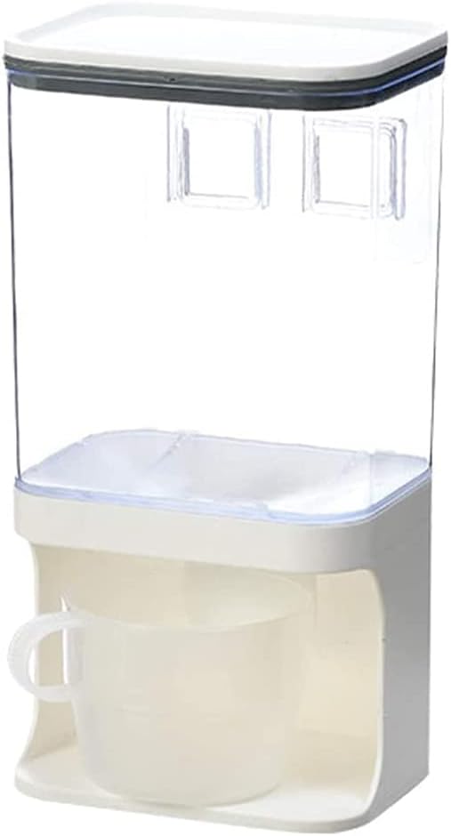Wall-Mounted Dry Food Dispenser, Dispenser, for,Rice Containers C