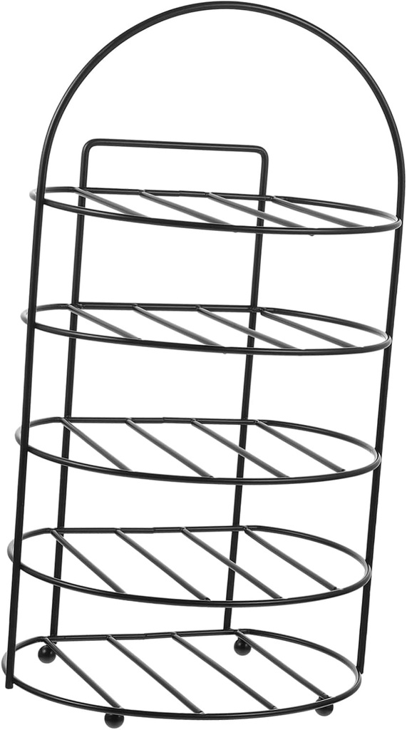 Multi-function Kitchen Spice Rack Organizer Stylish Iron Dish Plate Shelf for Efficient Storage of Spices Utensils and Canned Foods