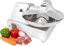 Hakka Commercial 10L Multifunction 18in Meat Bowl Cutter Mixer and Buffalo Chopper Food Processor Heavy Duty Meat Mixing Grindering Chopping Machine