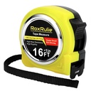 Tape Measure with Fractions 1/8, Measuring Tape 16 FT, 1 Inch/25mm Wide Blade Measurement Tape, Easy Read, Small, Local Design with Fractional Read, Great for Around The House and Carpenter