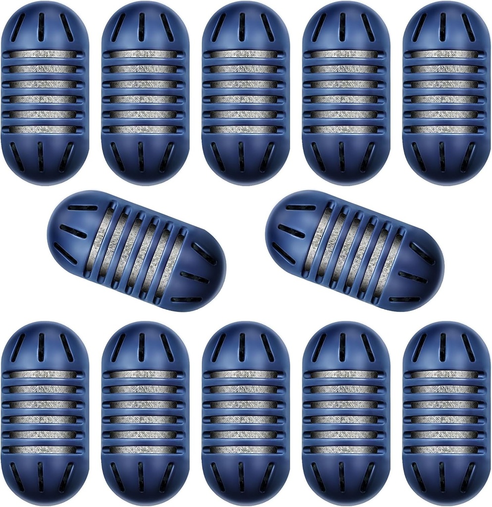 isinlive Demineralization Cartridge for HoMedics Ultrasonic Humidifiers: 12-Pack Demineralization Cartridges Filter Replacement, Filters Mineral Deposits, Prevents Hard Water Build-Up, Purifies Water