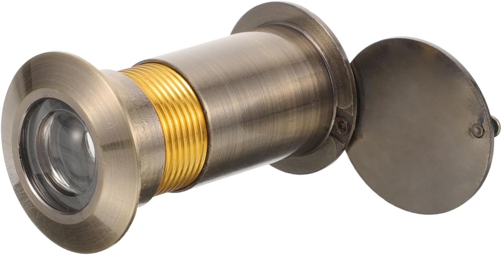 Generic Security Door Cat Eye Peephole Viewer Wide Angle Privacy Cover Door Viewer Peephole Kit