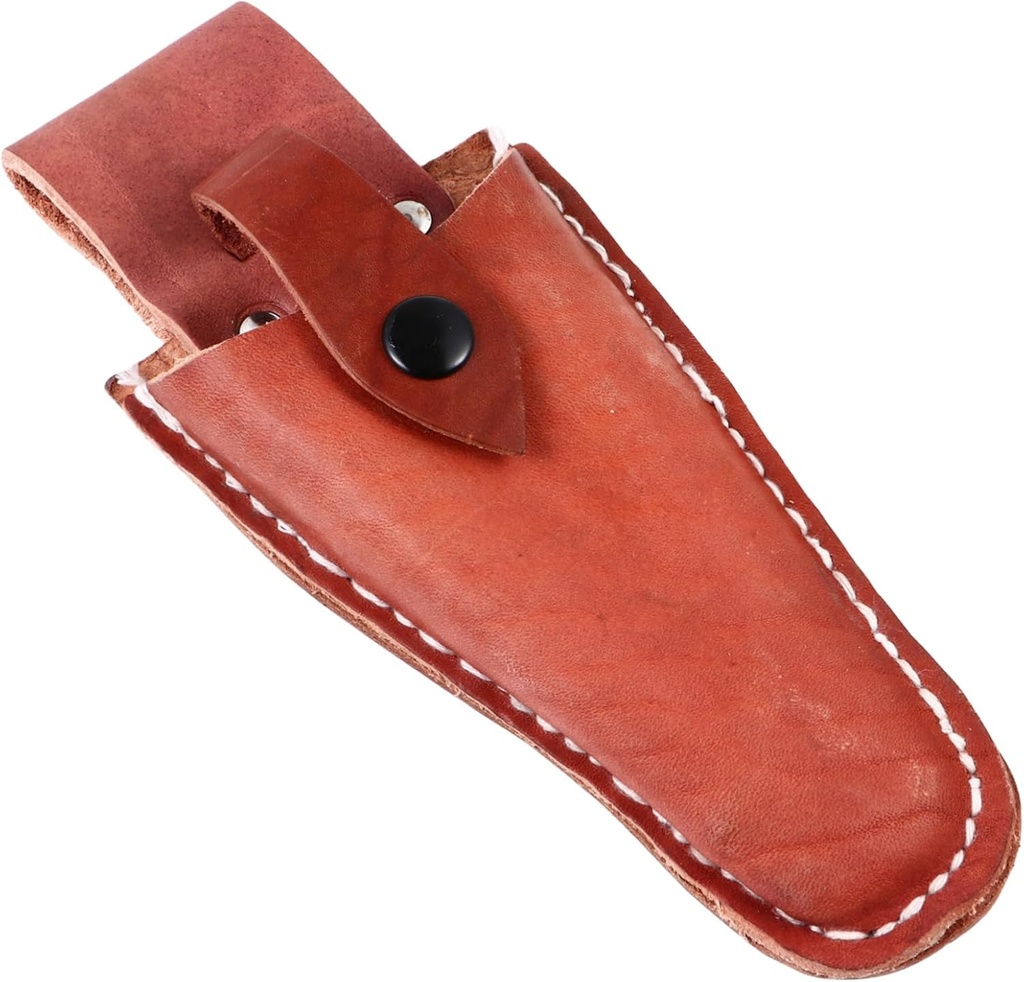 Scissors Case Pruning Pliers Bag Scissors Tip Cover Leather Snap Leather Hand Pruner Hand Tools Embroidery Tools Pruner Protective Cowhide Tight Hand Scissors