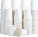 SIUQ 300 Pack 5 oz Paper Cups, White Disposable Paper Cups, Small Bathroom Mouthwash Cups, Hot/Cold Drinking Cup for Bathroom, Home, Party, Office, Picnic, Travel