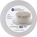 Wilton Round Silver Glitter Cake Boards, Corrugate, 1.27 x 30.48 x 30.48 cm