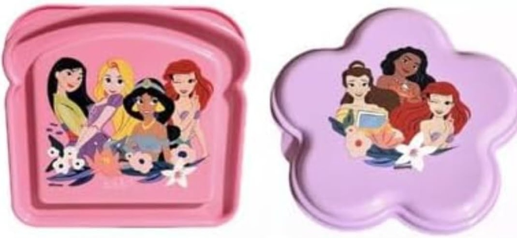 Princess Sandwich and Snack Food Storage Containers with Lids