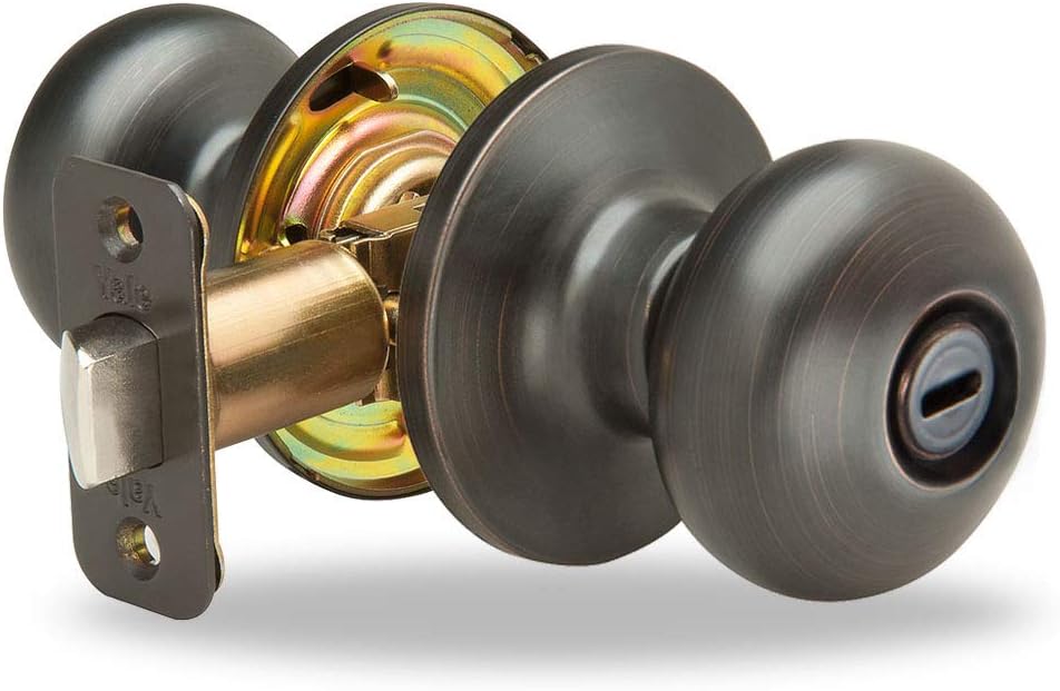 Yale Edge Sinclair Knob in Oil Rubbed Bronze - Privacy