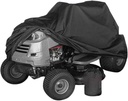 Black Car Coat Oxford Cloth Lawn Tractor Cover Mower Coat with Portable Storage Bag Protection for Home Use for Outside Storage