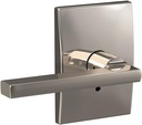 Schlage Custom FC172 LAT 618 CEN Latitude Non-Turning Lever with Century Trim, Polished Nickel