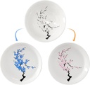 Sake Japanese Cup, Thermochromic Plum Blossom Design, Sake and Tea Ceramic Cup