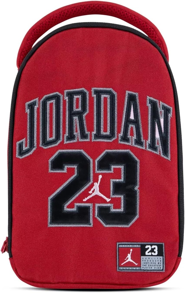 Nike Air Jordan Jersey 23 Zip Insulated Lunch Bag Box (Red), 9A0837